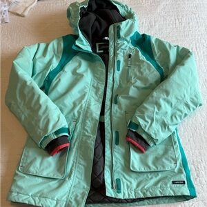 Lands' End Turquoise Youth‎ Ski Coat